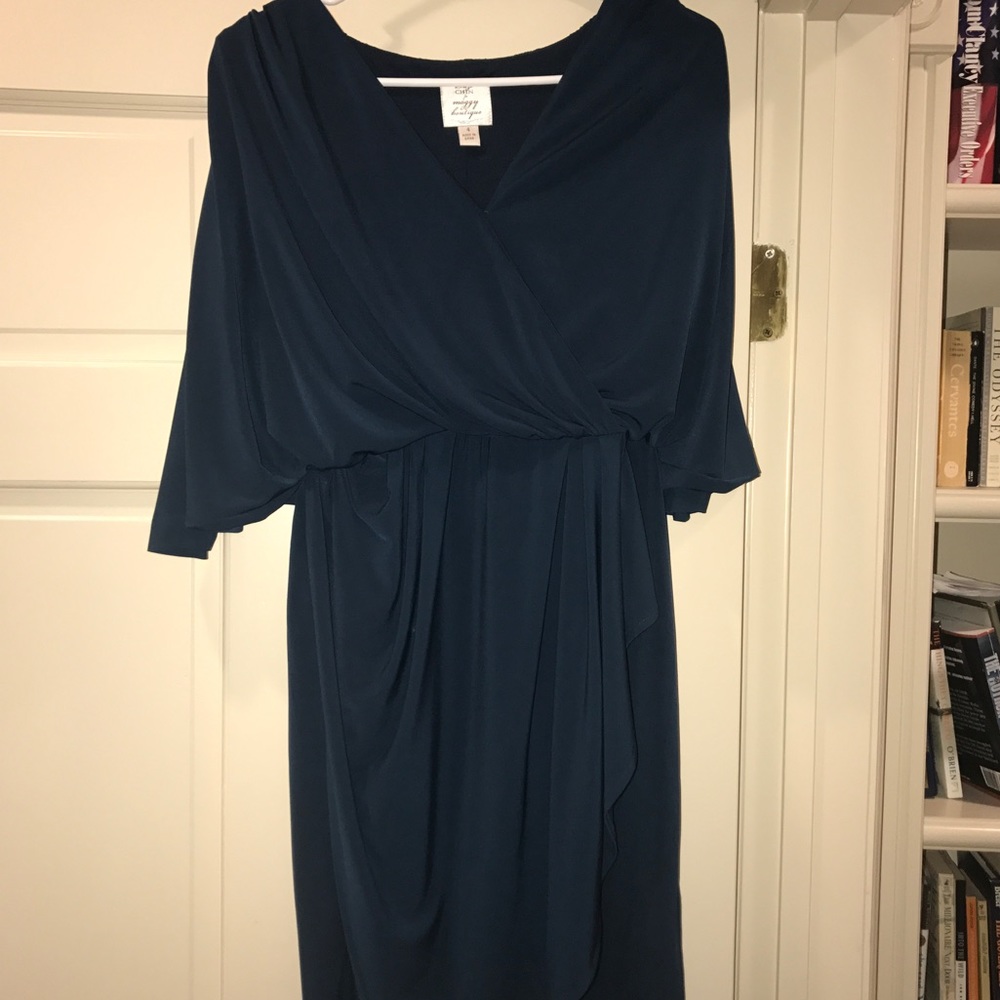 Navy Suzi Chin for Maggy Boutique Dress